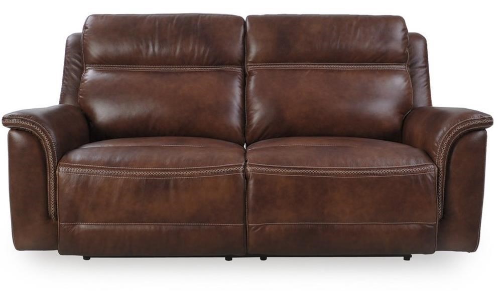 Dante Leather Leather Group 6 Power Reclining Leather Sofa with